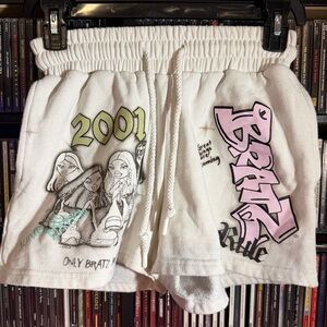 Bratz Y2K Rare Cream Sweat Shorts Size XS